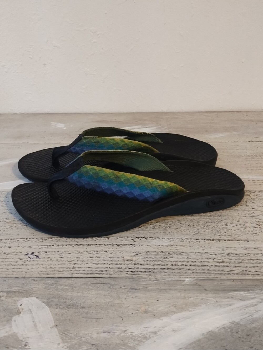 Chaco Thong U.S.A size 7 Women's Slip On Flip Flop Nylon Strap Beach Slipper